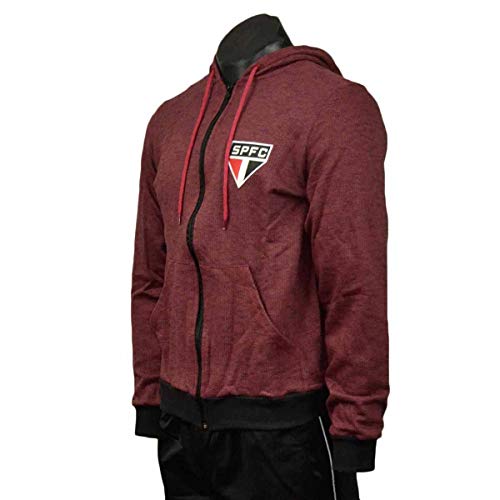 Jaqueta de Moletom São Paulo Jet Parker Masculina - Vermelho