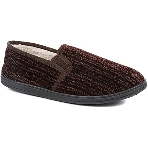 Pavers Brown Loafer Slippers for Men Cover