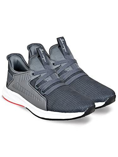 Image of Allen Cooper Training,Road Running,Cricket,Gym,Sports Comfortable Extra Max Cusion with Memory Foam Insole Running Shoes for Men(552|Grey /Black /Olive-Sizes 6,7,8,9,10)