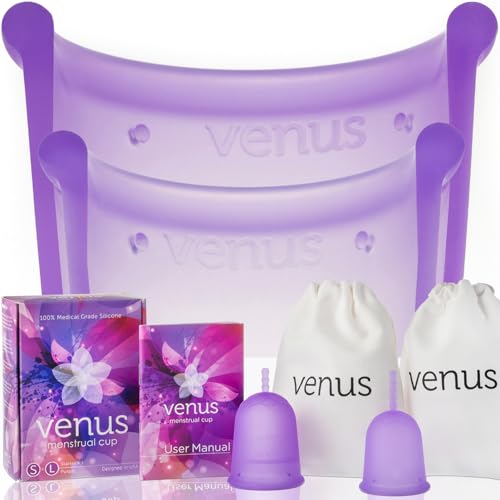 Venus Menstrual Cup (Period Cup for Women) - Perfect for ...