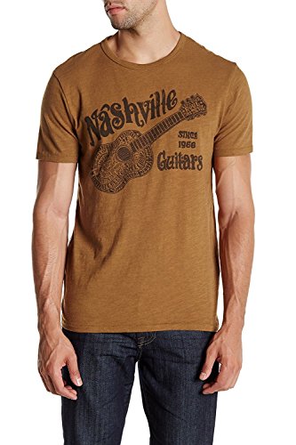 T-shirt Nashville Guitars Blues marron grand taille XXL t-shirt homme