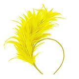 BABEYOND 1920s Fascinator Gatsby Feather Headband Kentucky Derby Headpiece for Cocktail Wedding Tea...