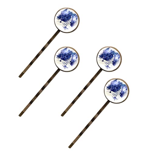 Épingles à cheveux arbre de neige lot de 4 pour fixer un chignon qui glisse avec élégance