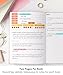 Lamare Book Journal for Book Lovers – Hardcover Reading Tracker Journal with Ribbon Bookmark, Track, Organize and Review Your Favorite Books