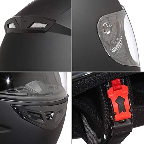AMX Indianapolis, Casco de Moto Unisex-Adult, Nero...