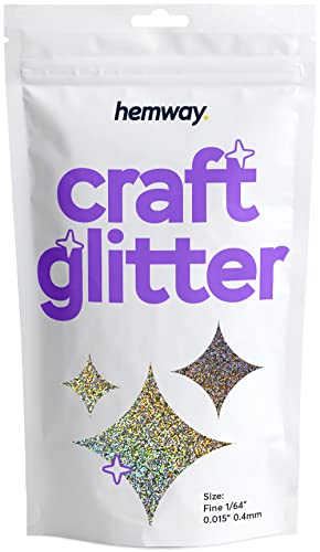 Hemway Craft Glitter Multi Purpose Flakes for Arts...