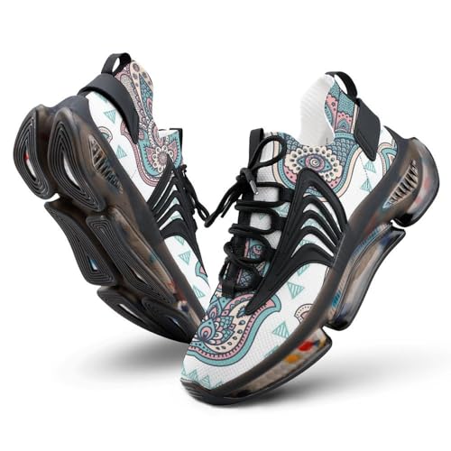 Hamsa Eye Hand Men's Running Shoes Lightweight Walking Shoe Breathable Sneaker 8women/6men（EUR39）
