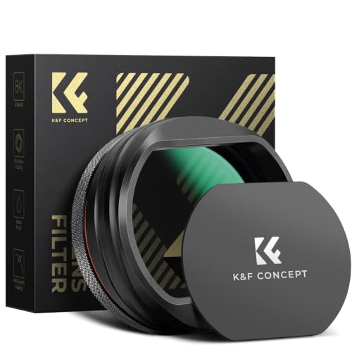 K&F CONCEPT Nano Xcel Filtro UV + Parasol + Tapa Comaptible con FujiFlim X100 Series, Filtro de Protección UV Compatible con Fujifilm X100 X100S X100F X100T X100V X100VI(Negro)