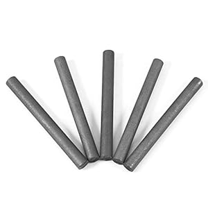5 stuks 99,9% grafietelektrode cilinderstang lengte 100 mm diameter 10 mm