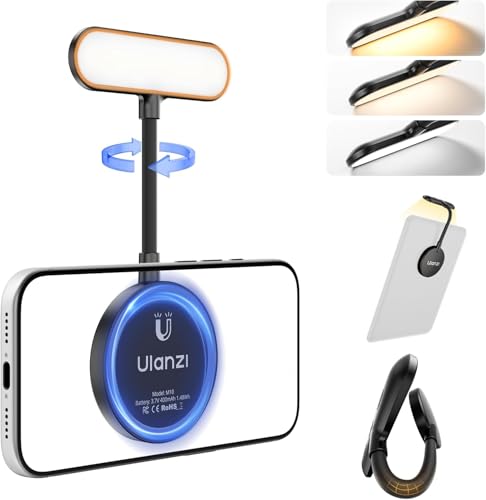 Lampe magnétique à selfie ULANZI M10 pour supprimer les ombres en vidéo