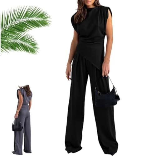 Costume décontracté femme col rond pour en finir avec l'inconfort des tenues serrées