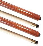 queue kaufen hamburg 2er Set einteilige Qualitäts Ahorn Poolbillard Queues mit Schraubleder mit 3/16'' Messinggewinde