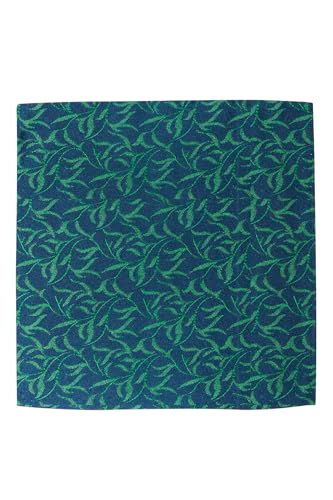 Image of BLACKSMITH Jacquard Microfiber Neckwear Ascot and Matching Pocket Square Set for Men