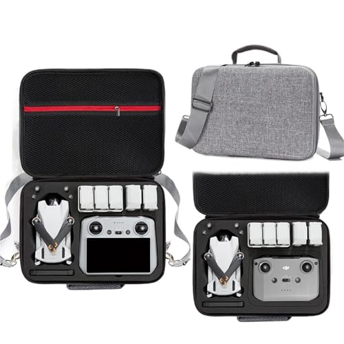 �݊���������܂� DJI Mini3 Pro �Ή����[�o�b�O RC�����[�g�R���g���[���[ �|�[�^�u���L�����[�{�b�N�X �u���b�N�P�[�X �n���h�o�b�O �X�}�[�g�R���g���[���[�A�N�Z�T���[�o�b�O(Gray Black)