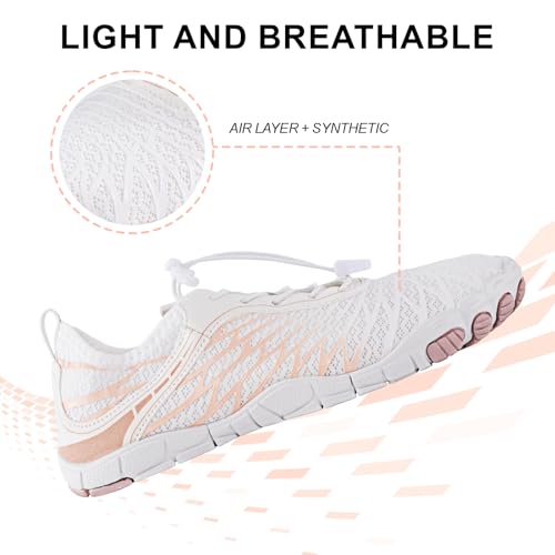 Hike Womens Barefoot Athletic Shoes, Breathable, Non-Slip, Wide Toe, Water Shoes2