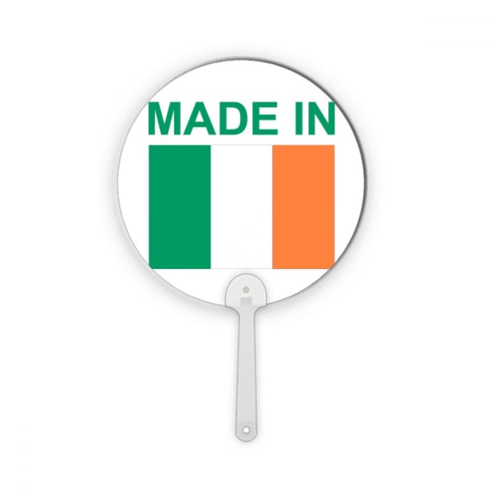 Éventail rond en plastique Irlande Country Love artisanat mural