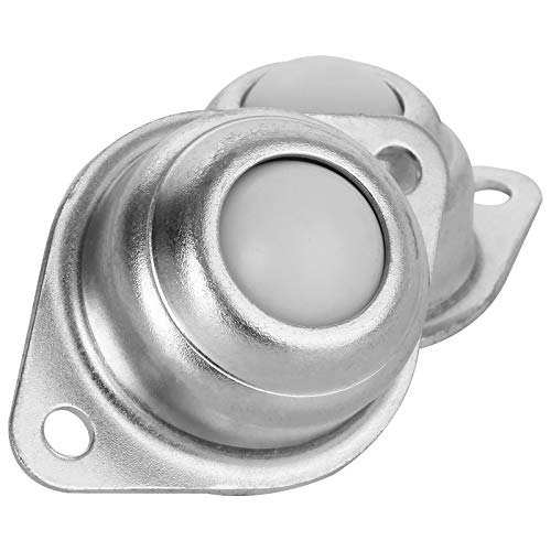 Ziqi 5/8" Roller Ball Transfer Bearings, 16Pcs Nylon Ball Transfer Bearing Unit, Round Ball Bearings Casters Universal Rotation Ball Caster, Screw Mounted For Transmission, Furniture, Trolley #TOP3