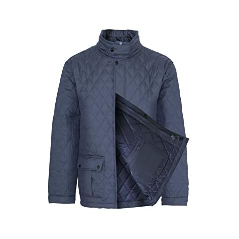 Champion Padstow Diamond Quilt Coat Navy XL Cover
