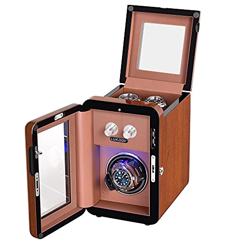 AC vs Battery Watch Winders: Which Power Source Is Right for Your Collection? 1 Automatic Watch Winder with Quiet Running Motor Watch Winding Display+