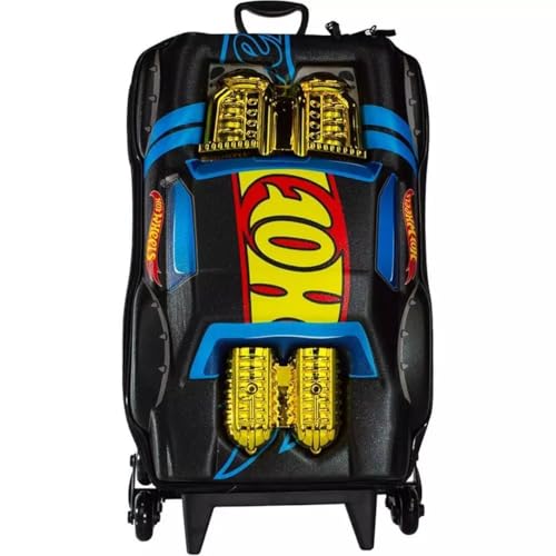 Mochila de Carrinho Hot Wheels Night Preto 3D MAXTOY
