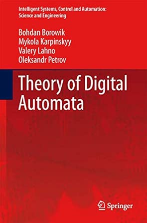 Theory of Digital Automata: 63 2013th Edition book cover