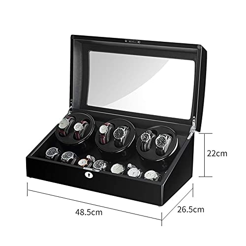 Mover relojes automáticos sin ruido en caja expositora de 7 compartimentos 6