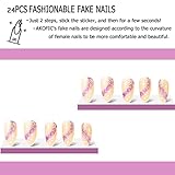 Zoom IMG-2 akofic 24 pezzi unghie finte Zoom IMG-2 akofic 24 pezzi unghie finte