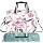 Maletín para laptop con diseño acuarela peonía rosa miniatura 7