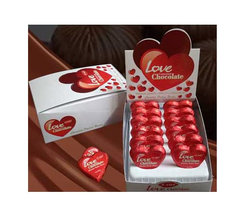 Image of Godka Sweet Love Heart Shaped Assorted Chocolate for Special Valentine Day Gift /Valentine Day Chocolate Gift Box,250 Grams (12 Pcs)