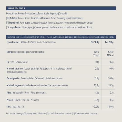 by Amazon Birnen Halbe Frucht Leicht Gezuckert, 411g