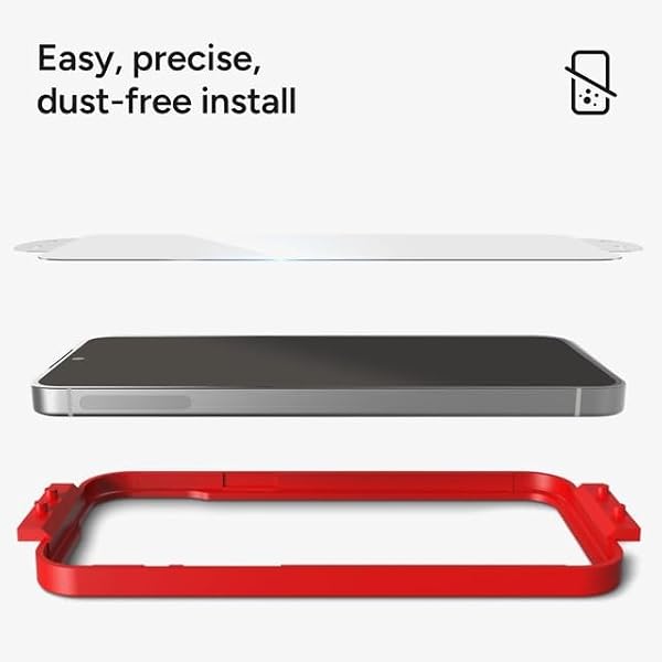 ZAGG Fusion Privacy Anti-Glare Samsung Galaxy S25+ Screen Protector - Flexible Hybrid Polymer, Matte Finish, 2-Way Privacy Filter, Recycled Materials, InvisibleShield, Easy Application by ZAGG - Image 4