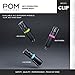 POM Pepper Spray Pocket Clip, Quick Flip Top Safety, Maximum Strength OC Formula with UV Marking Dye, Safe Compact and Tactical Design for Everyday Carry, 25 Bursts, 10 ft Range, 0.5 fl oz