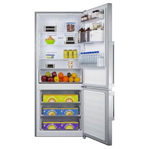 Summit Appliance FFBF283SS 28 Inch Wide Bottom Freezer Refrigerator thumb #3