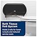 Tork Advanced Toilet Paper Roll, White, Compatible with T24 Dispensers, 2-ply, Soft Tissue, 80 rolls x 500 sheets (2461200)
