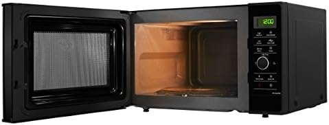 Panasonic NN-SD25HBBPQ Inverter Microwave Oven with Turntable & Dial, 1000 W, 23 Litres, quick 30sec Setting, x10 One Touch Programmes for easy cooking, Auto Defrost, Child Lock, Black