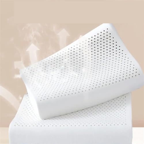 Almohada de látex tamaño completo con espuma viscoelástica miniatura 5