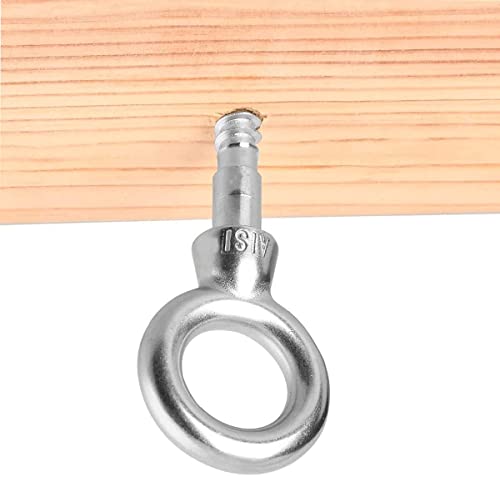 Abimars FUZE-MLS-4M10 Eye Bolts By Load Capacity 1000Lbs, 4Pcs M10 316 Stainless Steel Eye Hooks Screw In Heavy Duty thumb #4