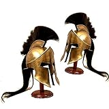 elmo spartano stilizzato It comes with free wooden stand