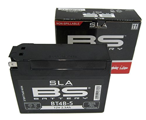 Batterie BS bt4b-5 AGM SLA 300756 pour moto noire - 2