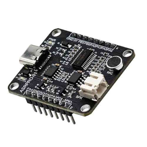 TINGUT Speech Recognition ASRPRO Voice Intelligent Recognition Controls Module with 4MB Flashing Memory for Electronics