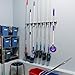 Hoement Rotating Mop Pole Replacement Handle 304 Stainless Steel Mop Stick for Commercial Cleaning Accessory with Full Rotation Replacement for Household and Industrial Use