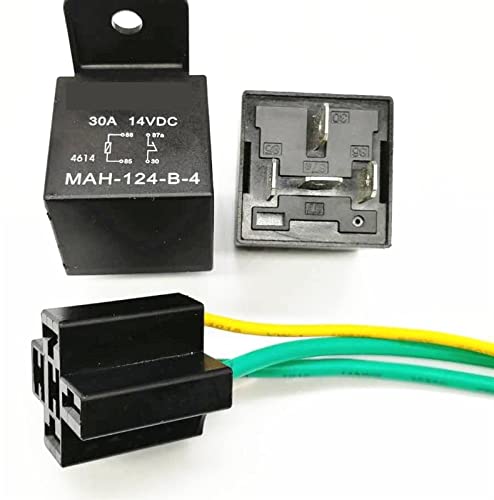 Relais automobile 24VDC avec base 40A 4PIN type 961A-1B-24DM normalement fermé