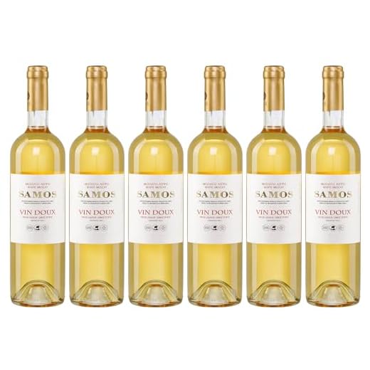 Kourtaki Samos Likörwein 15% 750ml griechischer Weißwein Dessertwein Süßwein Muskat Muscat Weiß Wein aus Griechenland 7 Samos Wein Vin Doux 6x 0,75l Likörwein weiß süß P.D.O. | 15% Vol. | Samos Wein | + 1 x 20ml Olivenöl"ElaioGi" aus Griechenland