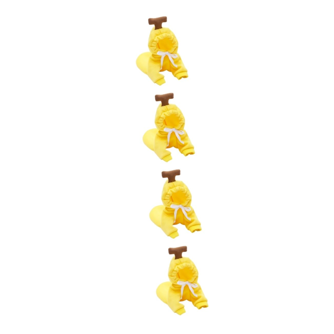 Ensemble pour chien 4 pièces en polyester imprimé fruits YARNOW pour le confort