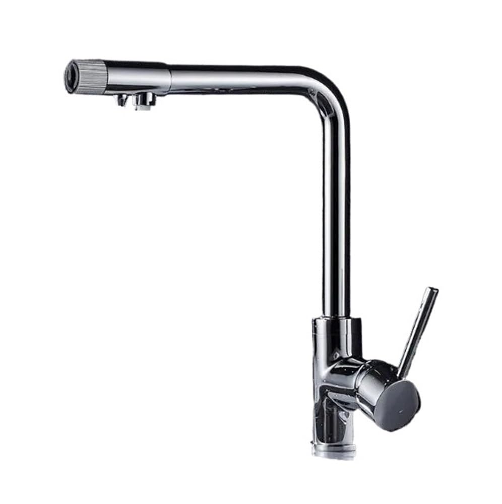 Kitchen Faucets Brass Mixer Kitchen Faucet Kitchen Sink Tap Water Kitchen Faucet XT-164(Chrome)