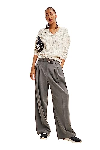 Image of Desigual Women's Woman Flat Knit Thick Gauge Pullover