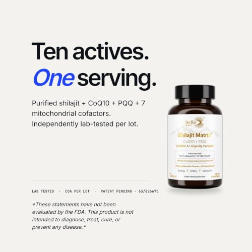Stellar Health Shilajit Matrix+ Ubiquinol