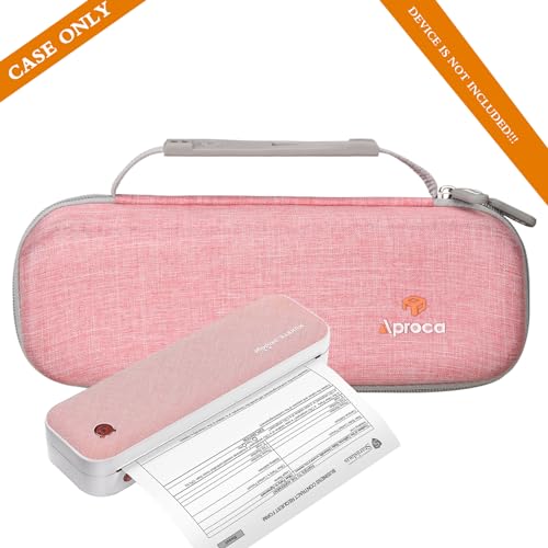 Funda impresora portátil Munbyn ITP01 antichoque rosa Aproca 5