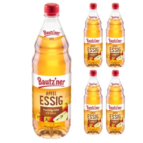 Vinagre de sidra de manzana (1000 ml, 5 unidades)