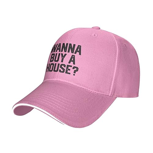 Funny-Wanna-Buy-A-House-Realtor-Real-Estate-Gift Baseball Cap Golf Hat Dad Hat Trucker Hats for Men Women Summer Hats2